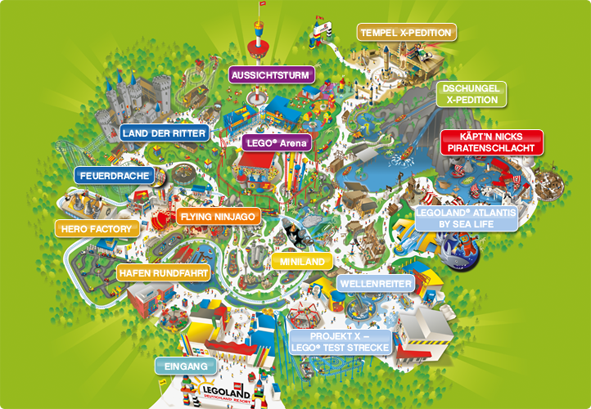 Parques de atracciones, aquaparks... Map